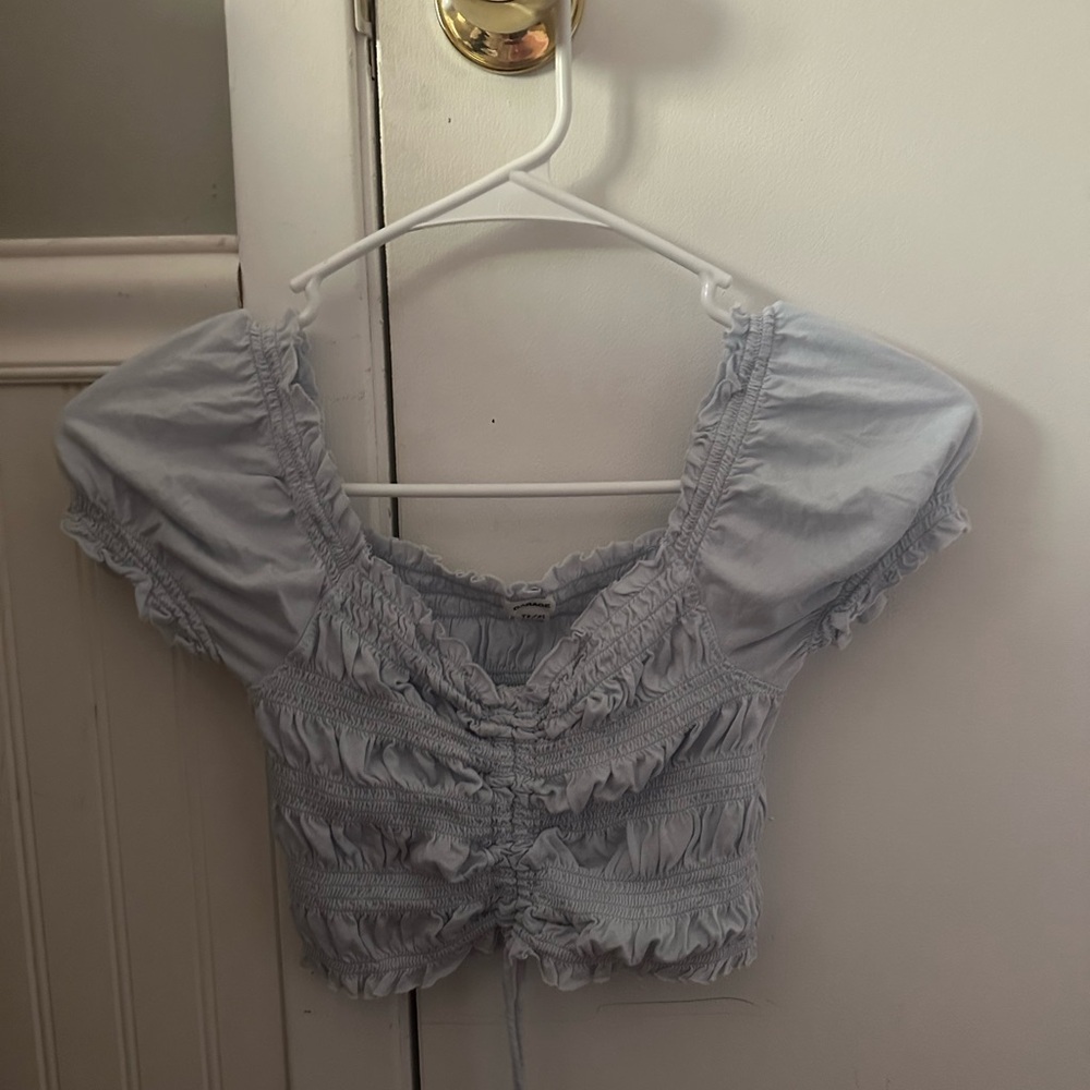 Garage crop top